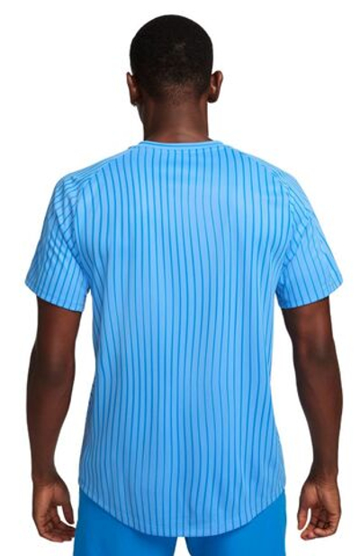 Мужская теннисная футболка Nike Court Dri-Fit Victory Novelty Top - university blue/white