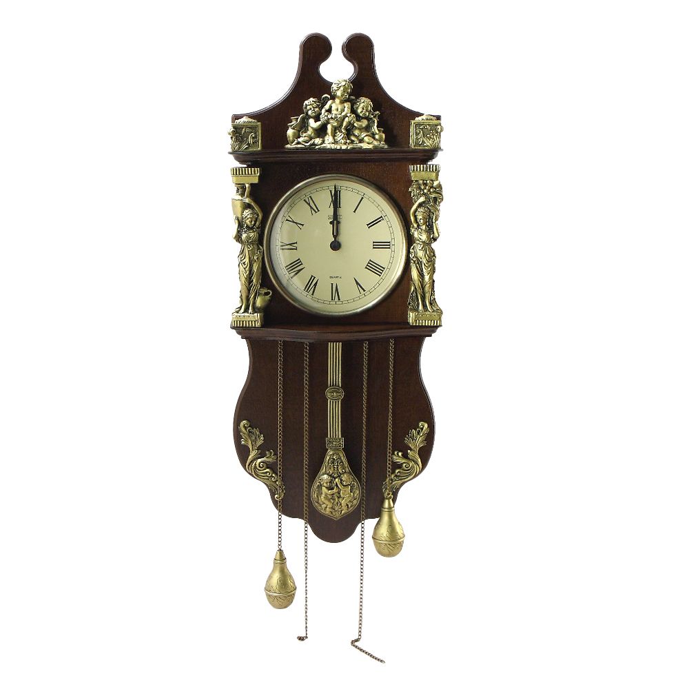Helios Line Часы настенные классические с маятником и гирями Деметра