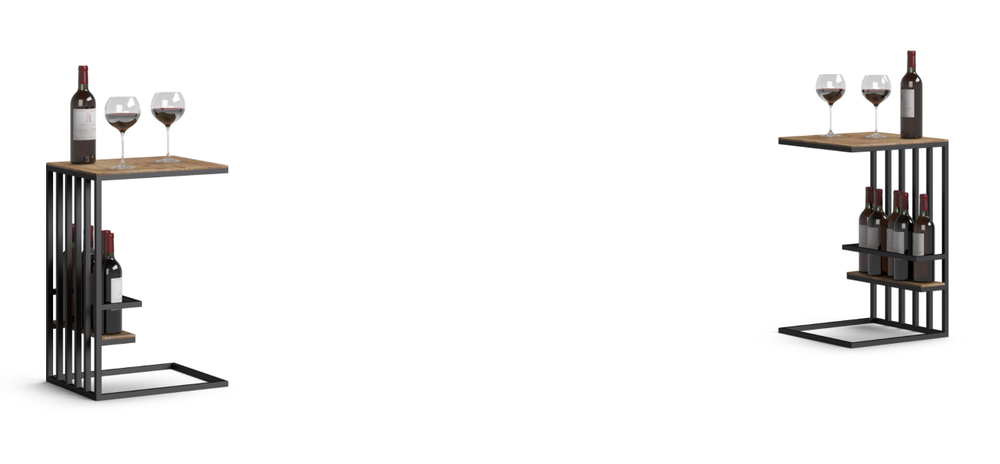 Босс ХО Стол-приставка Дымчатый Крафт