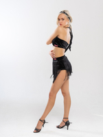 Топ бандо из бархата