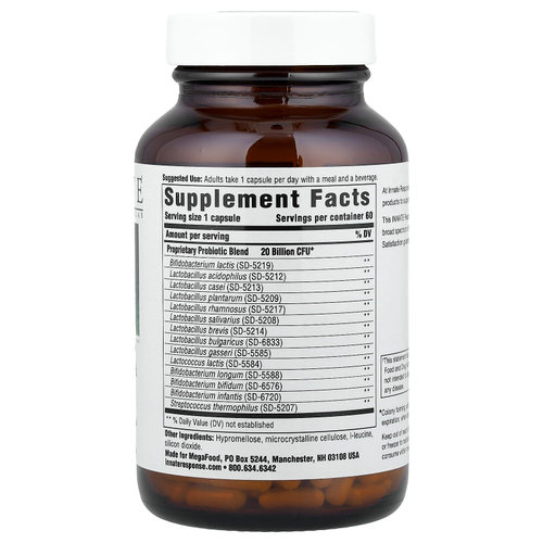 Innate Response Formulas, Flora 20-14™, добавка с повышенной силой действия, 60 капсул