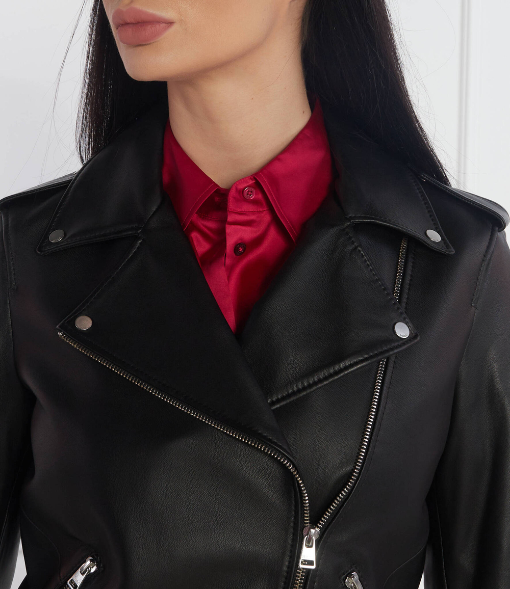 Кожаная косуха Lujana HUGO - черный(50512604)