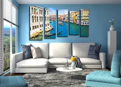Модульная картина "Красочная Венеция"