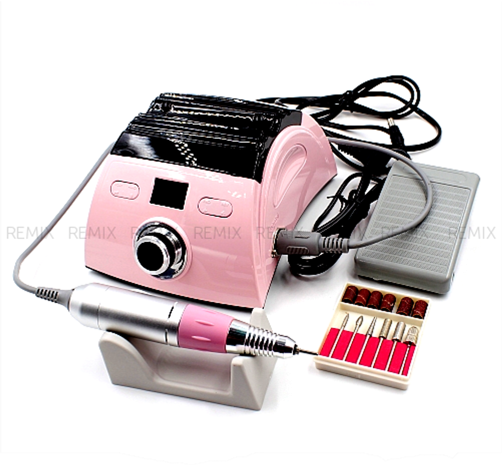 Аппарат для маникюра и педикюра 35000 оборотов 65 ватGlobal Fashion ZS-710-pink
