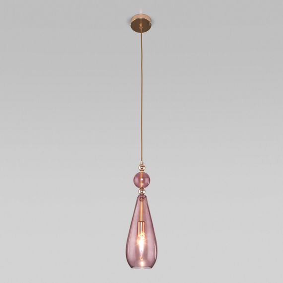 Подвесной светильник Eurosvet Ilario 50202/1 пурпурный