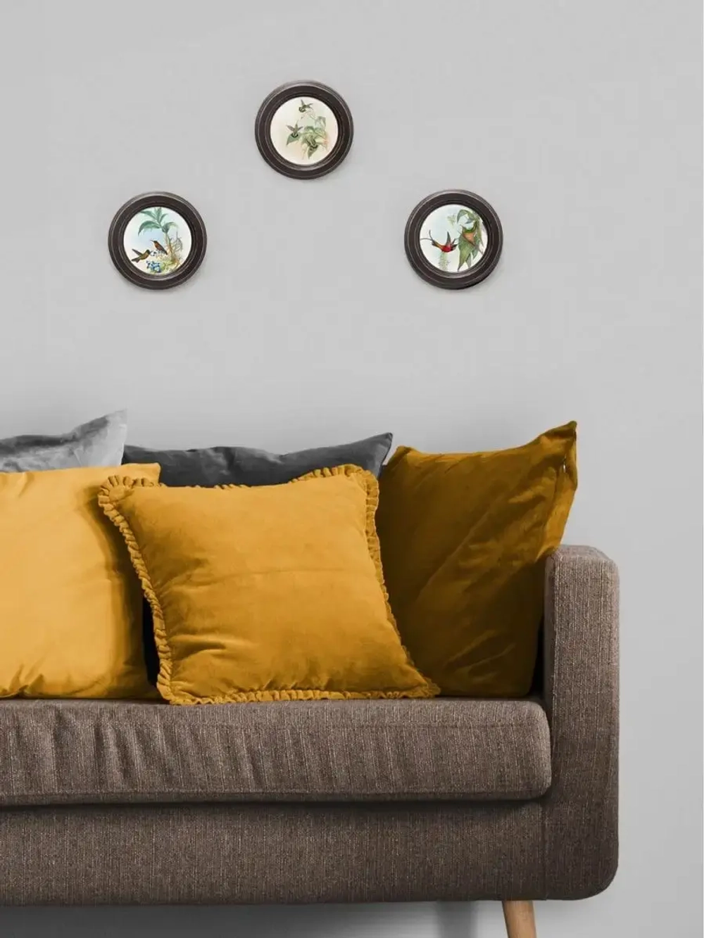 Картины на стену интерьерная на холсте 3 шт 17.5 см