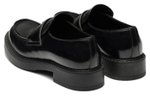 PRADA 35mm Loafer Black Brushed Leather