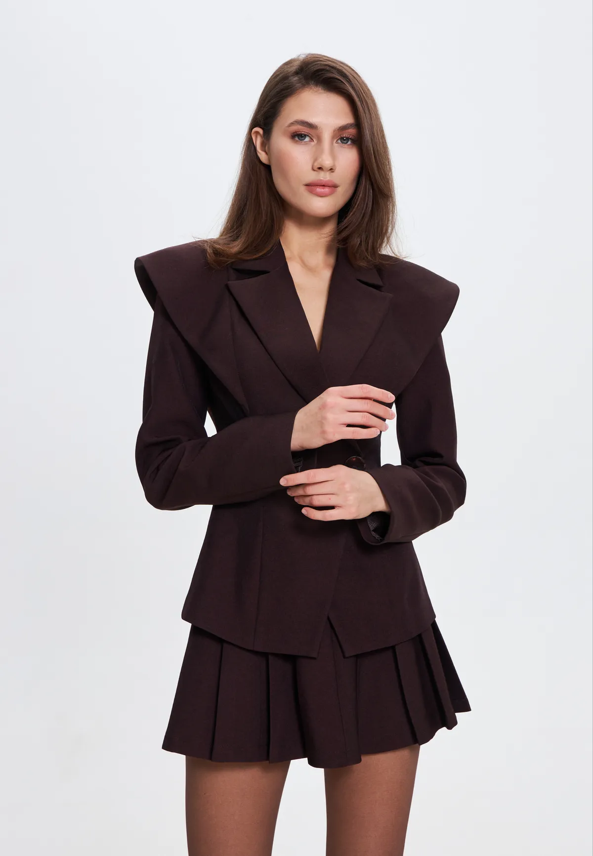 Юбка-плиссе Harvard brown