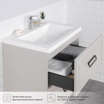 Комплект тумба Pino 75 (744х474х640) подвесная с раковиной Alisa 75 Керамик