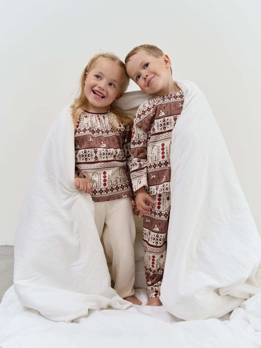 Пижама для девочек "Лесные сказки" 0+