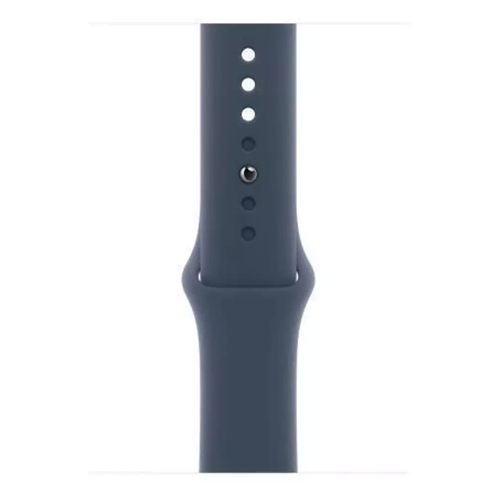Apple Watch Series 9, 45 мм, из алюминия серебристого цвета, спортивный ремешок