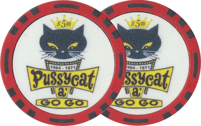 Fantasy Pussycat A Go Go $5 Chip