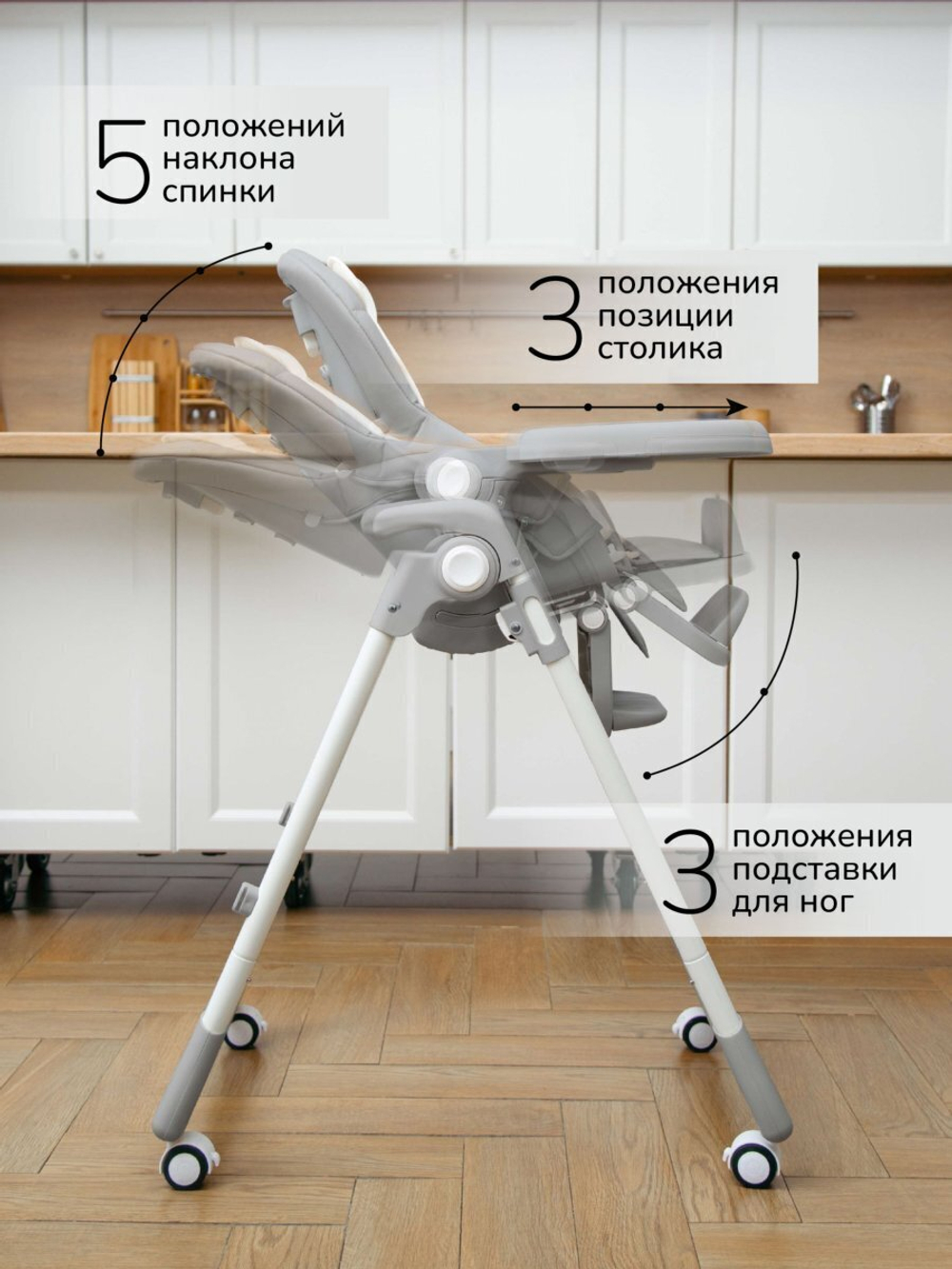 Стульчик детский для кормления Amarobaby, Allure