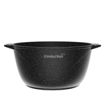 Кастрюля алюм, антиприг, 5 л, с крыш, крышка стекло, Мечта, Гранит black Induction Pro, 45802И, инду