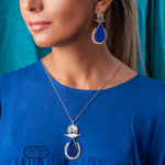 Серебряный кулон с лазуритом Arte Diyar 20220470 Иран