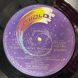 Винтажная виниловая пластинка LP The Moody Blues To Our Children's Children (Japan 1978) (Obi) Floating