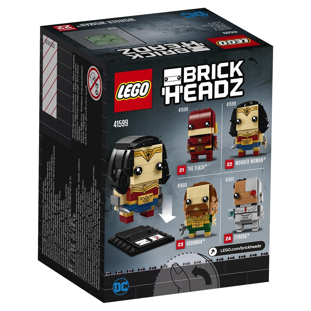 LEGO BrickHeadz: Чудо-женщина 41599 — Wonder Woman — Лего БрикХедз