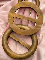 Пряжка деревянная