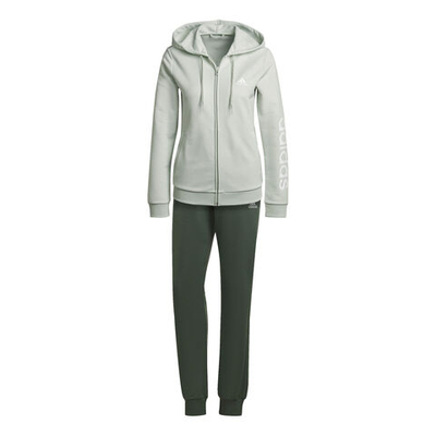 Женские теннисные Костюмы adidas Linear French Terry Tracksuit Women - Green