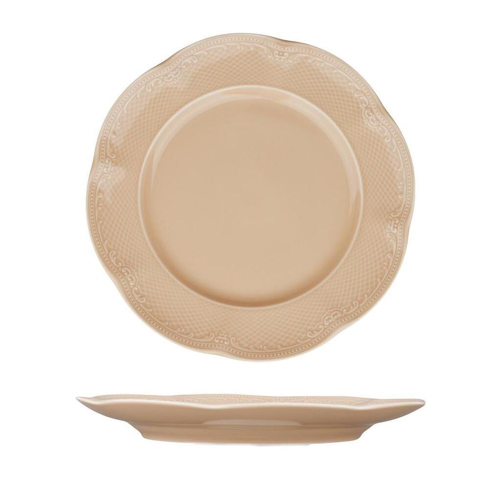 Тарелка d 23 см h2,3 см Aristocrat Peach Tea Noble [6]