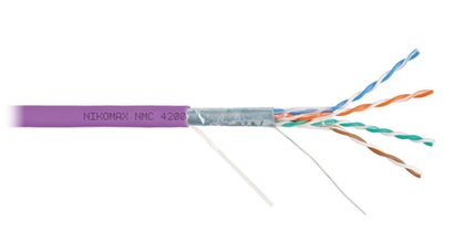 Кабель витая пара F/UTP 5e кат. 4 пары NikoMax NMC 4200C-VL
