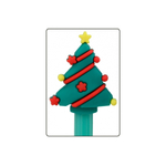 Ручка шариковая, Basir, синие чернила, серия "Новогодние", с прорезиненной игрушкой, набор 12 шт