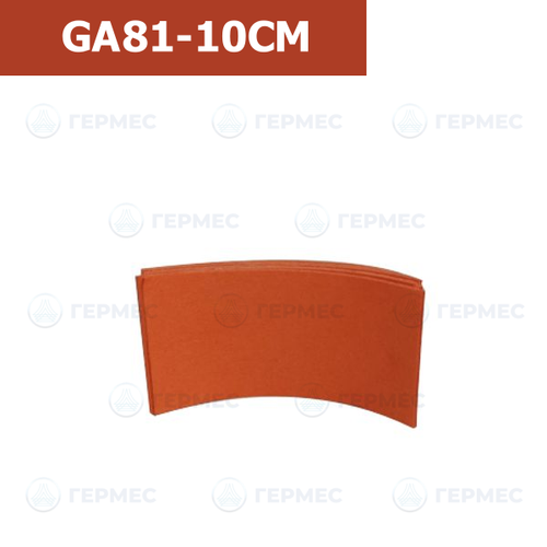 Замша для ракеля (оранжевая) GA81-10CM