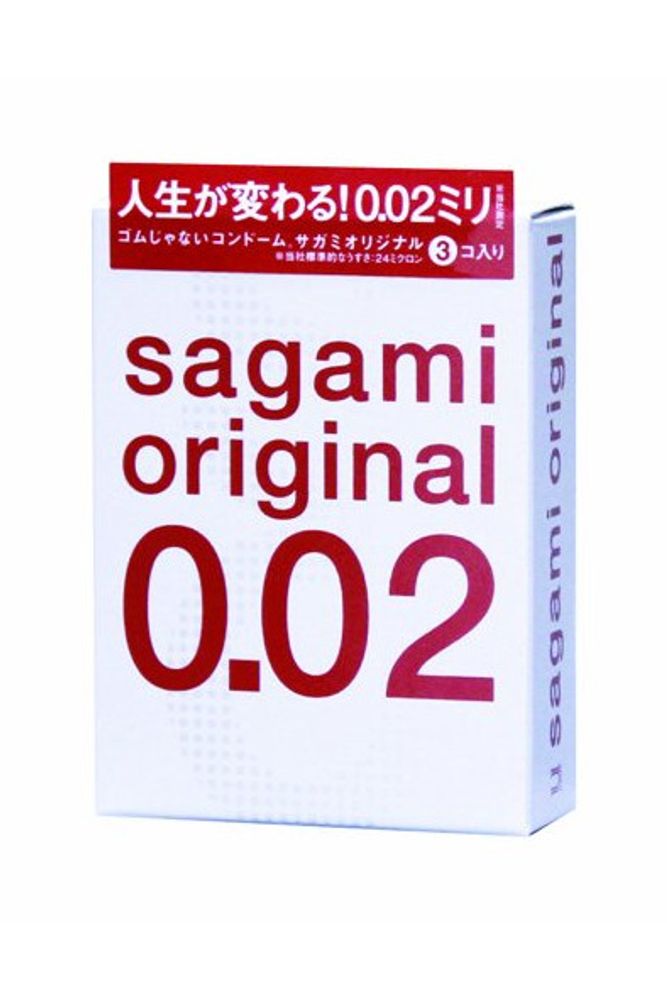 Презервативы Sagami &quot;Original 0.02&quot; 3 шт