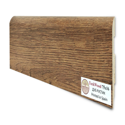 Напольный плинтус  Teckwood  Дуб Рустик (Oak Rustic)