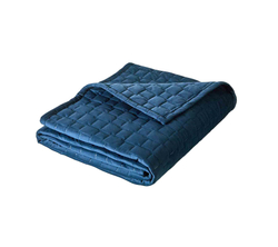 Покрывало 180х260 Blanc des Vosges Spirit Indigo синее