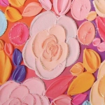 Пакет подарочный «Луговые цветы» 23*18*10 см