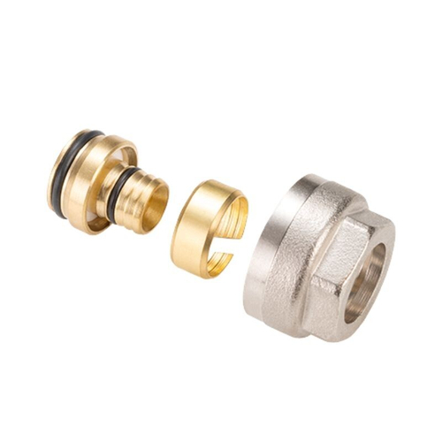 Евроконус обжимной для PEX и МП-труб 16х2,0-3/4'', 1 резиновое кольцо на штуцере MVI MC.402.05