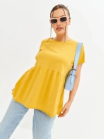 Футболка с баской оверсайз