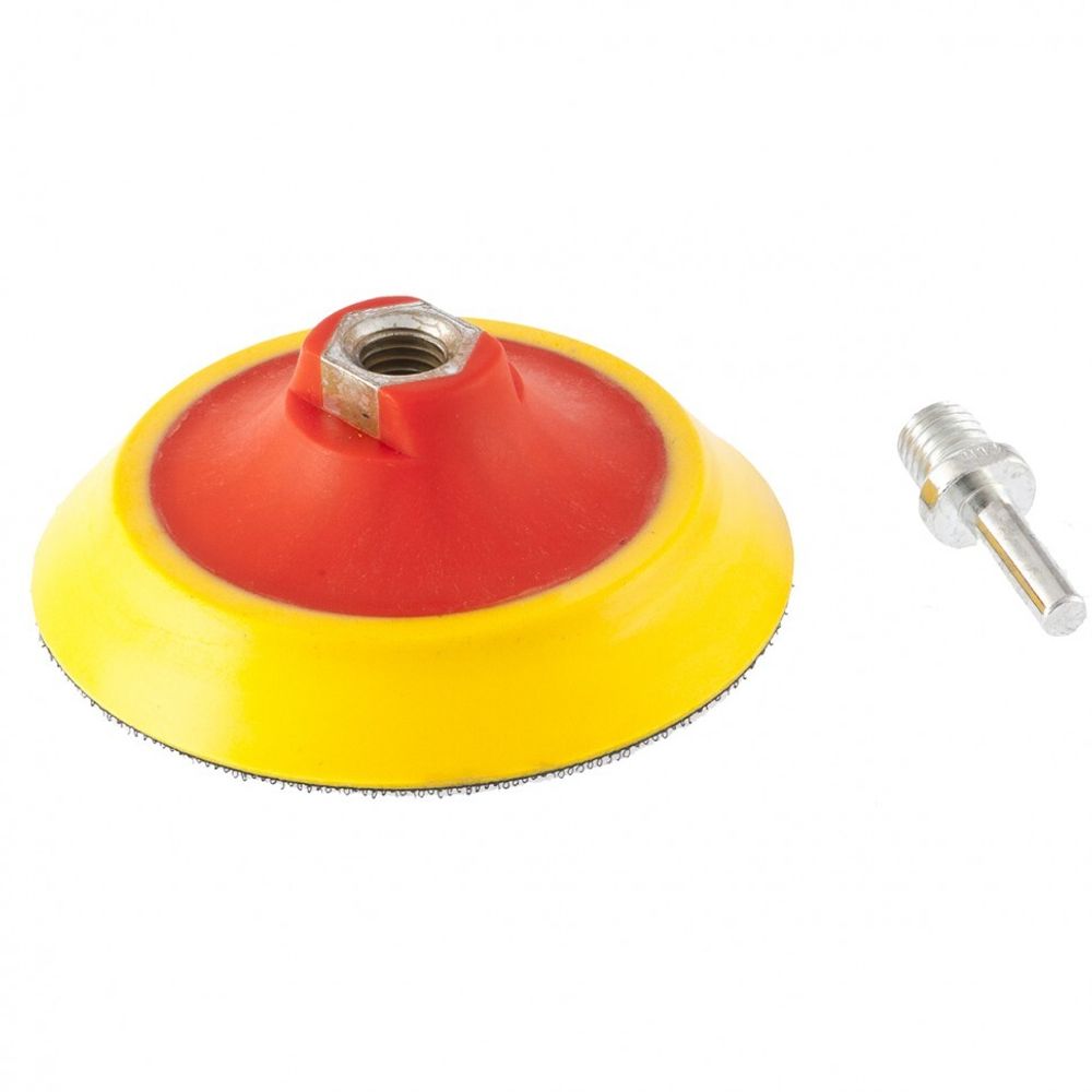 Насадка для дрели и УШМ с липучкой, 115 мм, мягкая Matrix, 76211