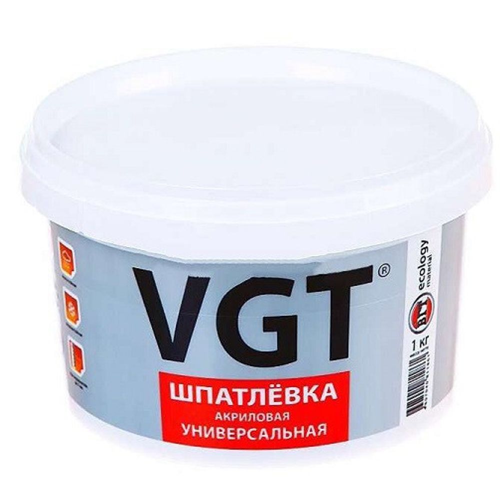 Шпатлевка акриловая универсал 1 кг ВГТ