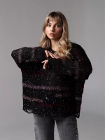Свитер рваный паутинка