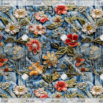 Деним и вышивка  by Elala 349 DPI