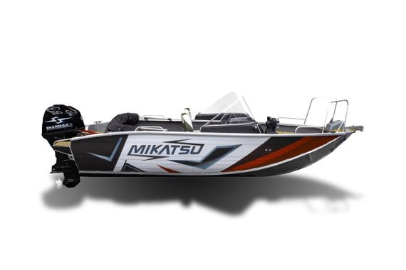 Комплект Алюминиевая лодка (катер) Mikatsu (Микатсу) 475 (Z43) Premium + мотор Hidea HDEF60FUEL-T EFI