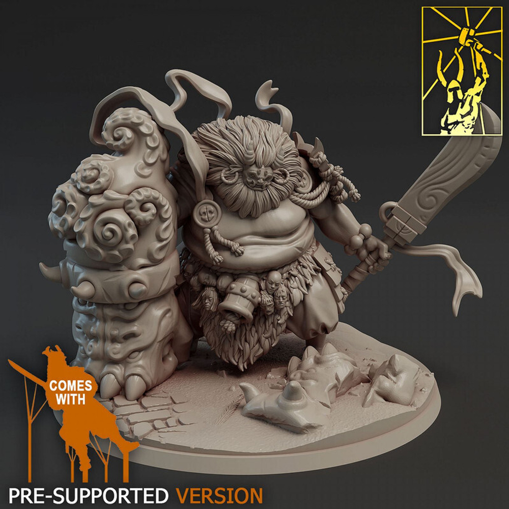 Grand Alliance Chaos Maggotkin of Nurgle Great Unclean One миниатюра для dnd, днд, pathfinder, фентези, Настольная игра, НРИ, Варгейм, РПГ