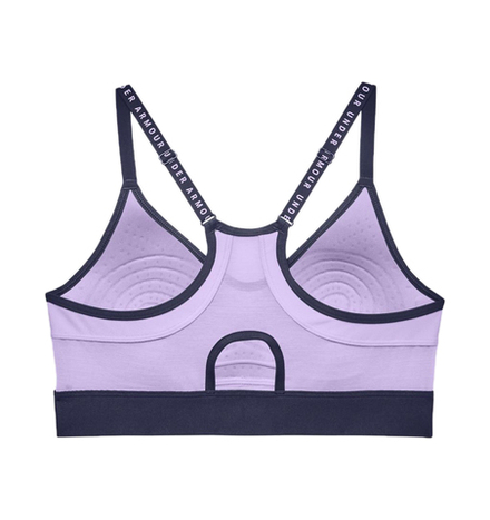 Теннисный бюстгальтер Under Armour Infinity Low Covered Sports Bra - purple tint/midnight navy