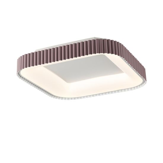 7770/56L AVRA LED SN 578 Светильник металл/белый/мокко LED (56Вт+14Вт) 3000-6000K 500х500 IP43 пульт ДУ+подсветка SHARMEL