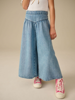 Джинсы широкие для девочки Next E41-667, Синий