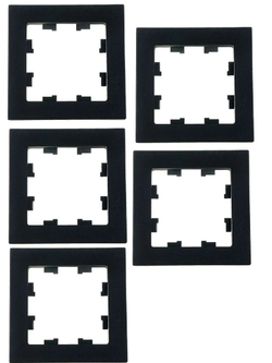 AtlasDesign 1-постовая рамка, ATN001001 карбон 5шт