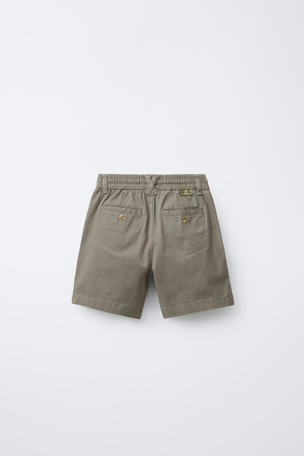 ZARA ШОРТЫ В СТИЛЕ ЧИНОС, ХАКИ