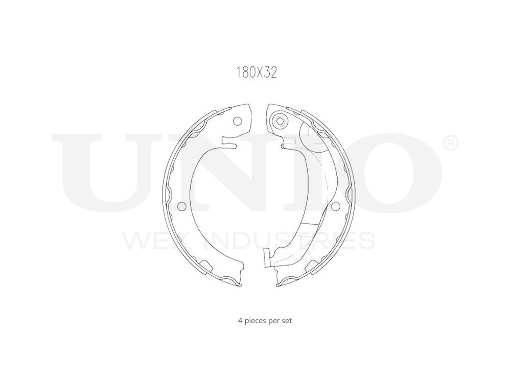 Колодки тормозные бараб. задние UNIO BRP-10081