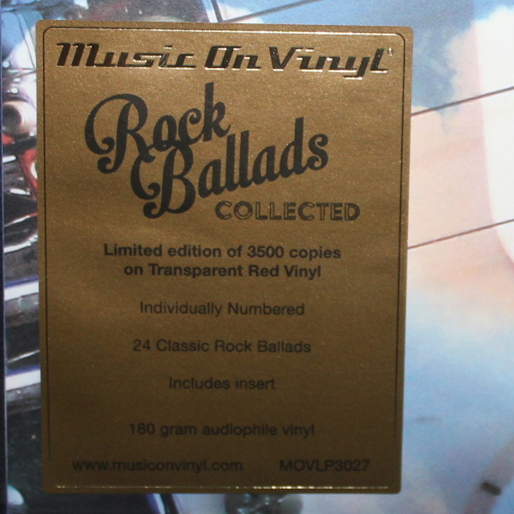 Сборник / Rock Ballads Collected (Coloured Vinyl)(2LP)