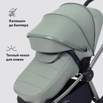 Детская коляска Rant Flex Therm Soft 3 в 1 с автокреслом Evomax Black Forest Green