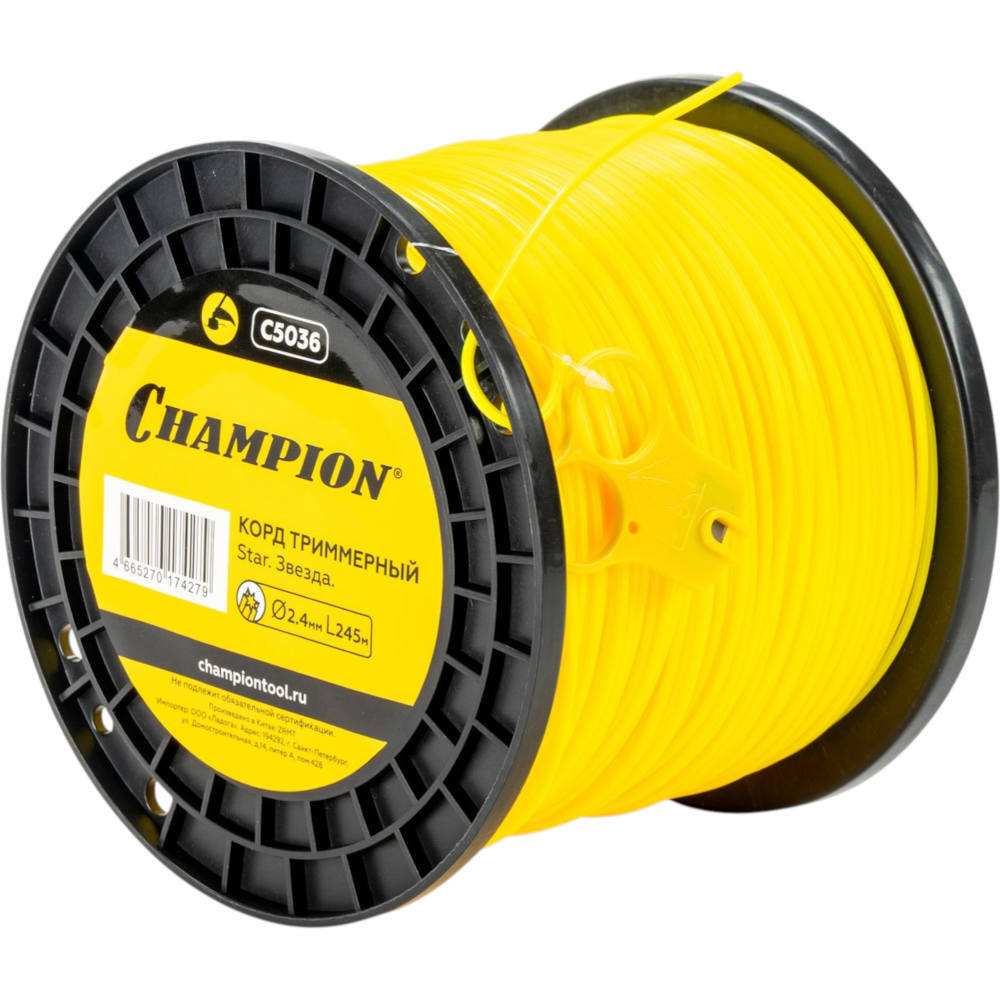Леска CHAMPION Star 2,4*245 м (звезда)   C5036