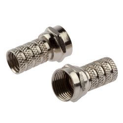 F-разъем ЭРА SIMPLE RS-F-6-2 для кабеля RG-6 упаковка 2 шт | Разъёмы, переходники, ТВ делители