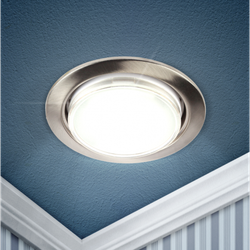 237_ Светильник ЭРА под лампу Gх53,220V, 13W, сатин никель KL35 SN (б/к) (80) арт. Б0041929, ш/к 5056306024320